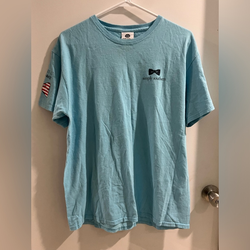 Simply Southern Light Blue Short-Sleeve Tee